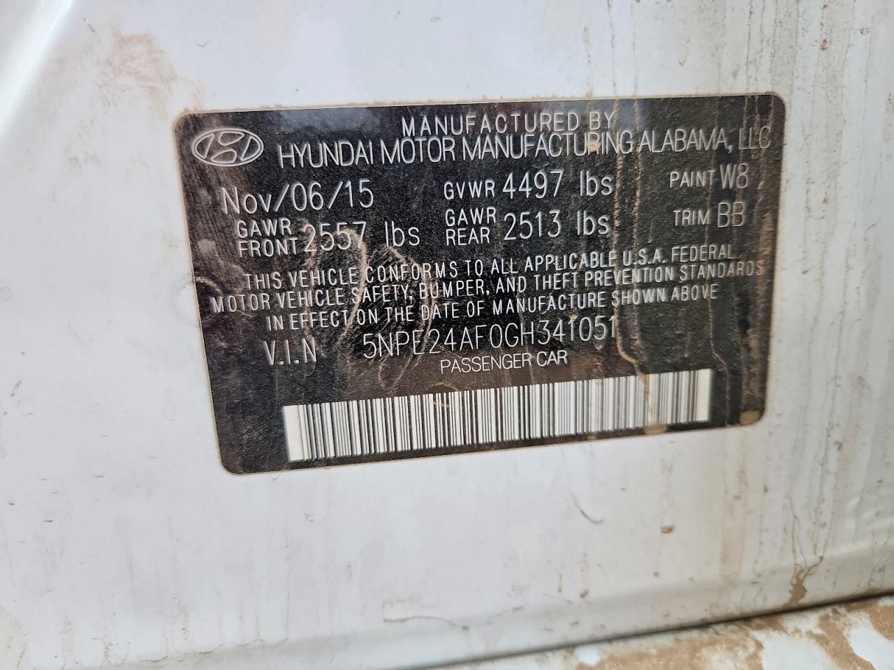 2016 Hyundai Sonata se