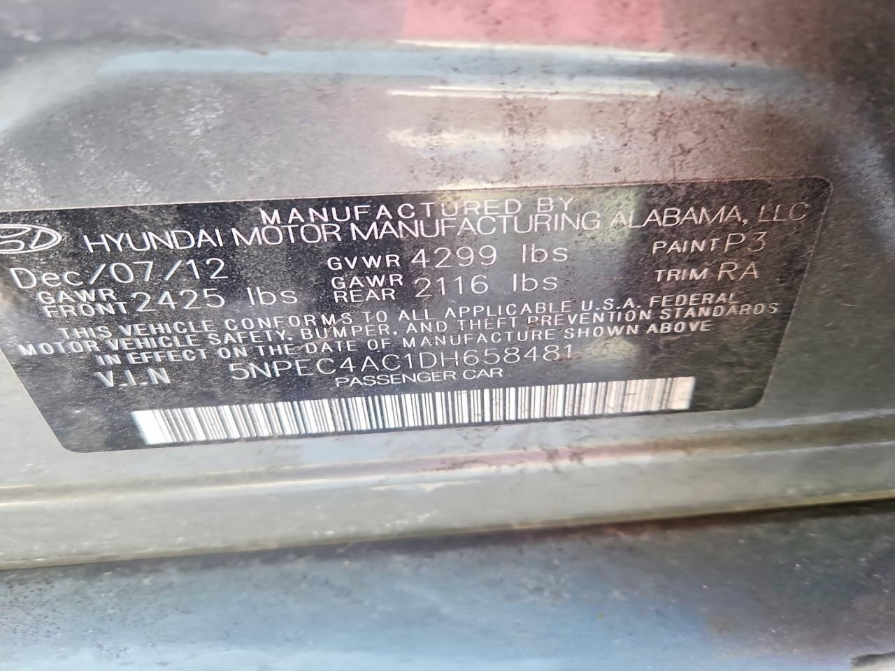 2013 Hyundai Sonata se