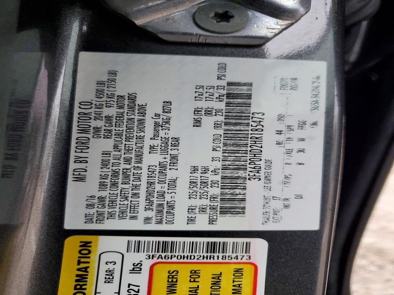 2017 Ford Fusion se