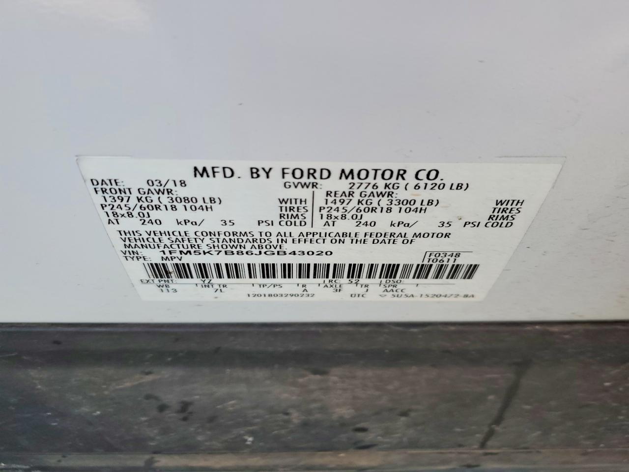 2018 Ford Explorer