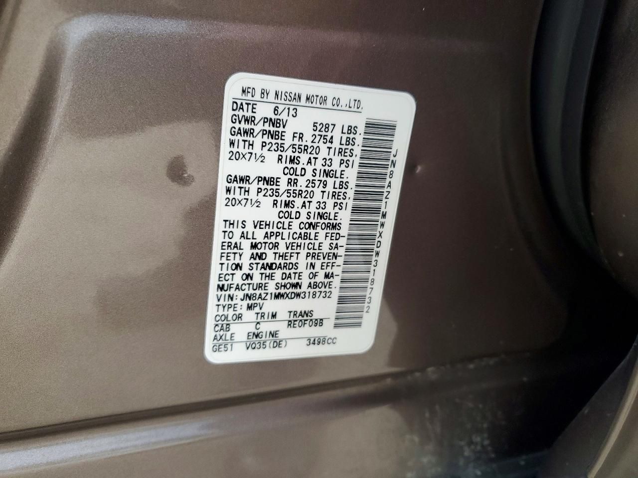 2013 Nissan Murano s