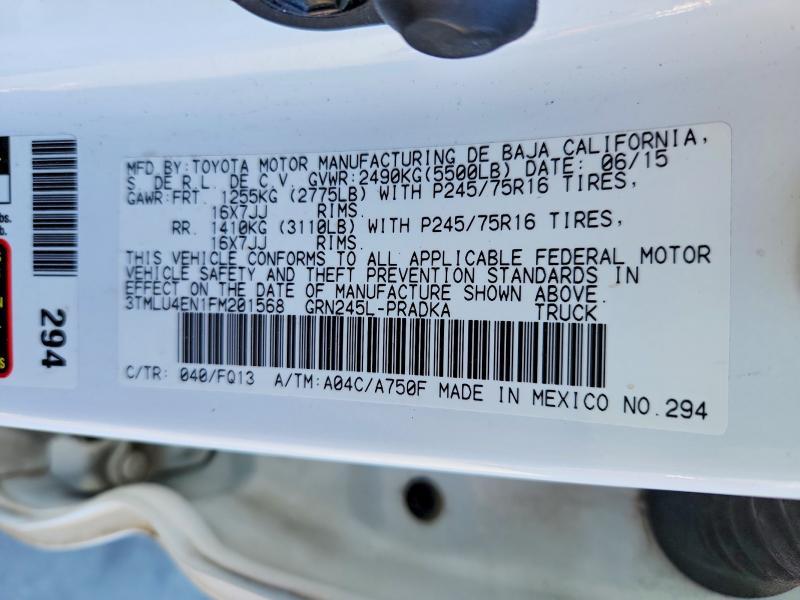 2015 Toyota Tacoma V6