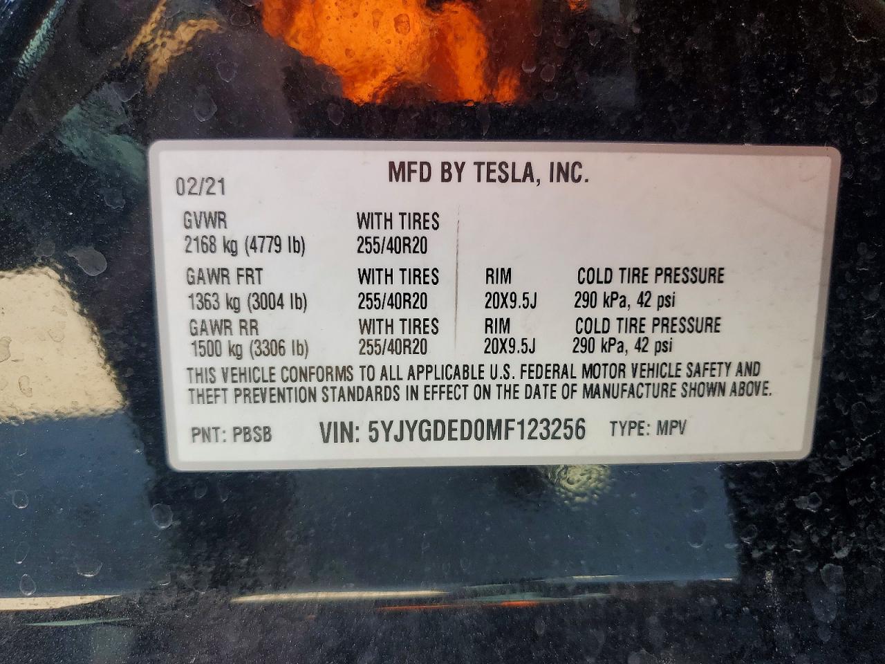 2021 Tesla Model y