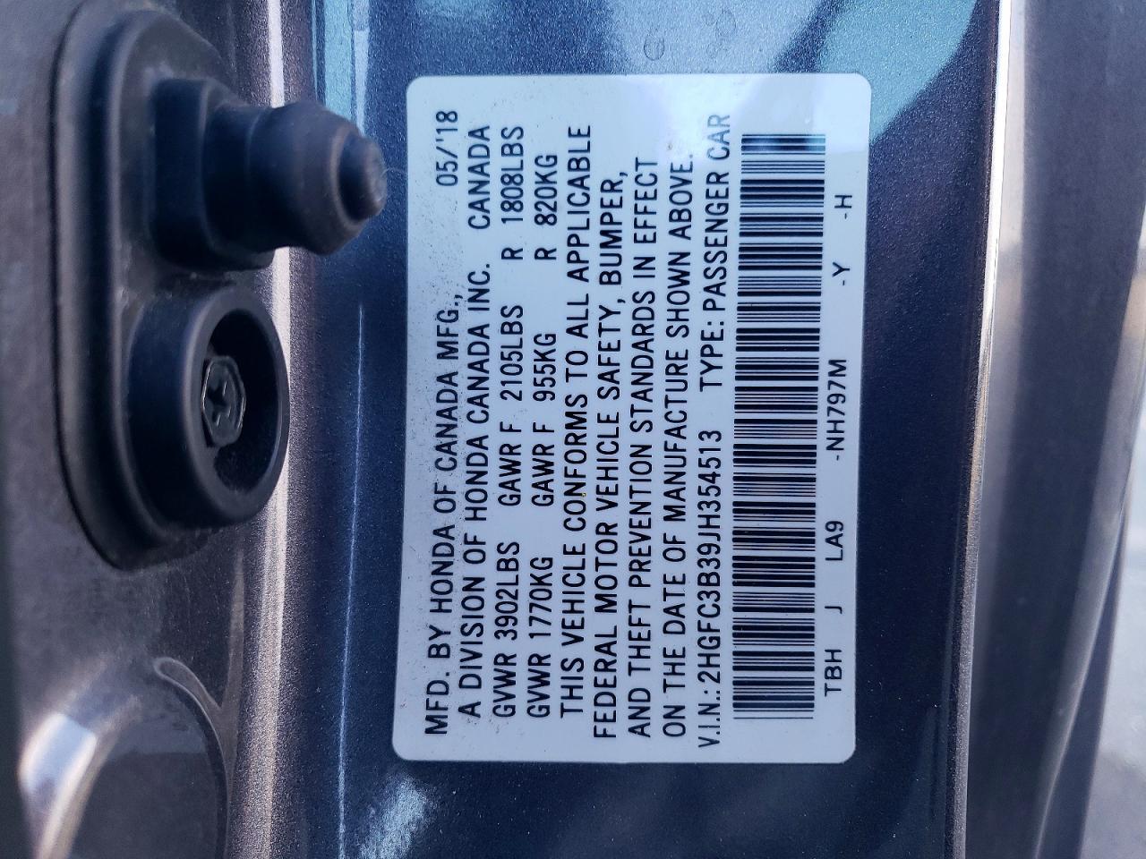2018 Honda Civic ex