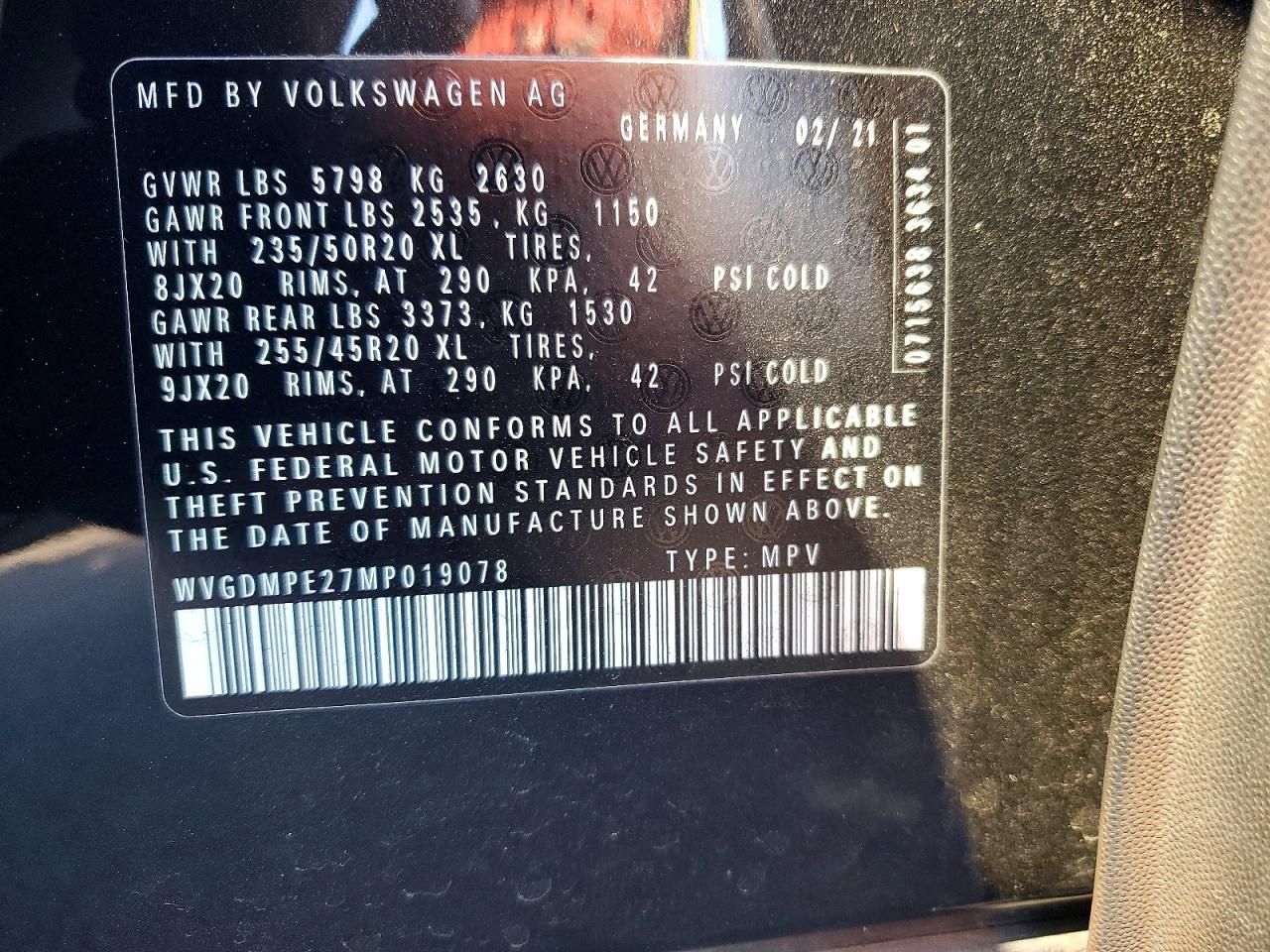 2021 Volkswagen Id.4 First Edition