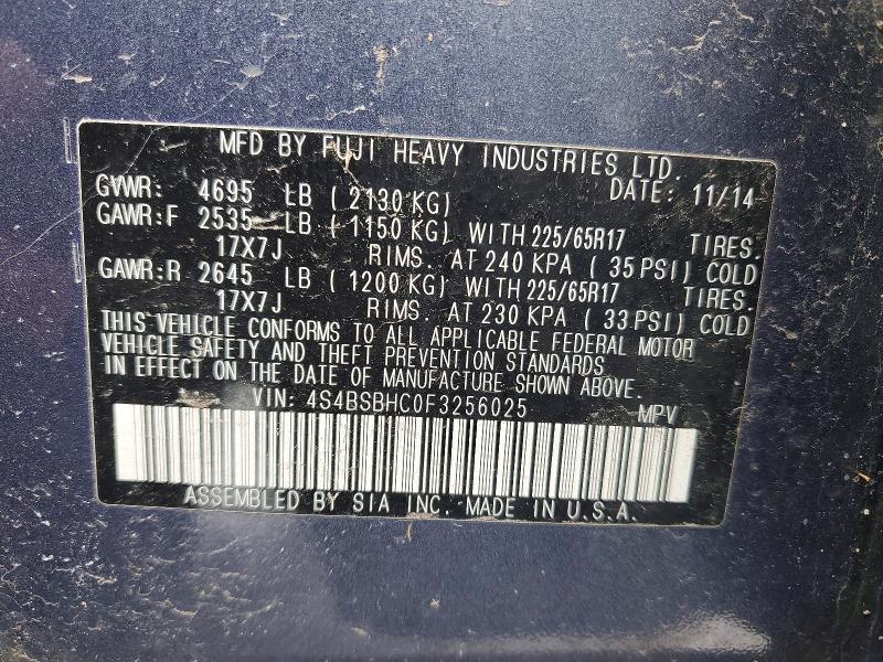 2015 Subaru Outback 2.5i Premium