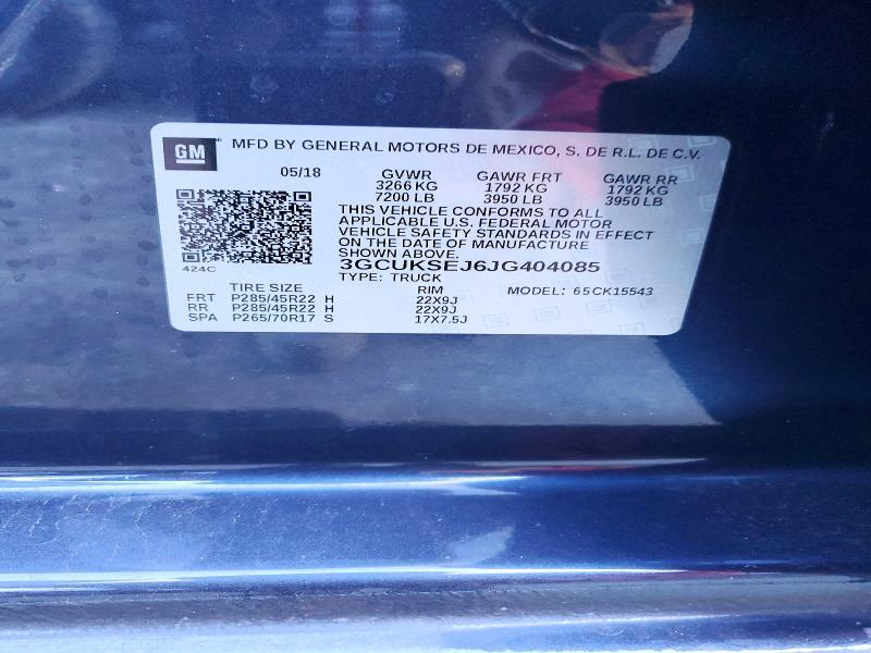 2018 Chevrolet Silverado K1500 ltz