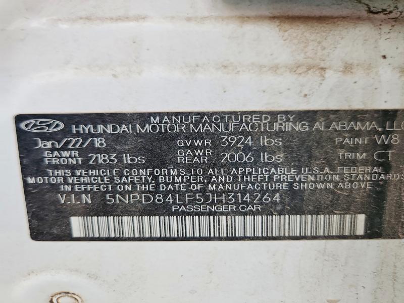 2018 Hyundai Elantra sel