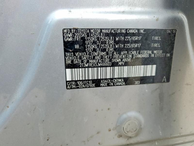 2018 Toyota Rav4 Adventure