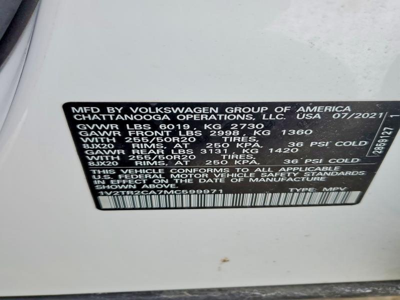 2021 Volkswagen Atlas sel Premium