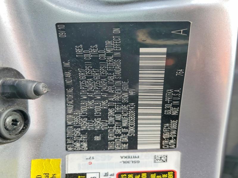 2011 Toyota Sienna le