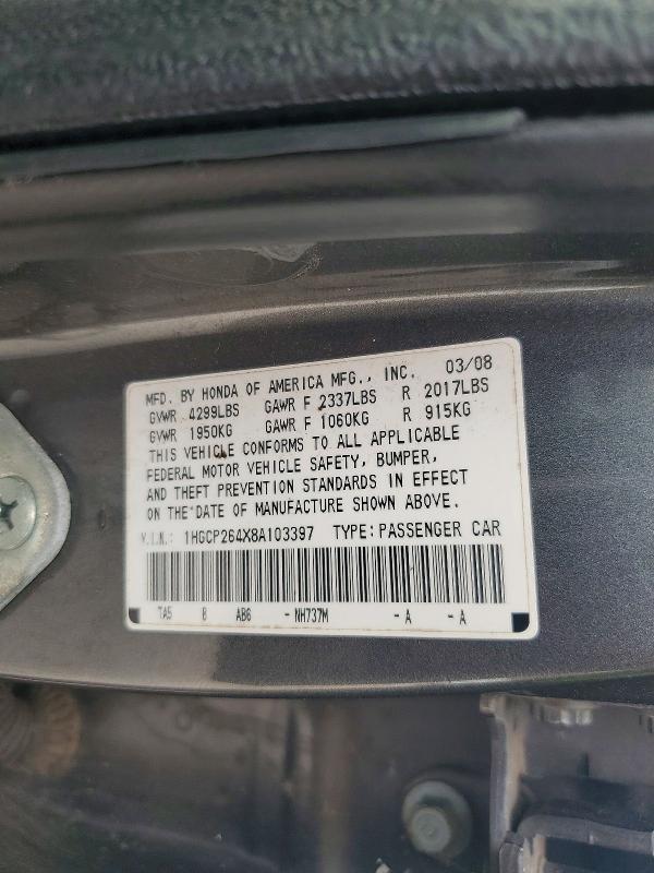 2008 Honda Accord lxp