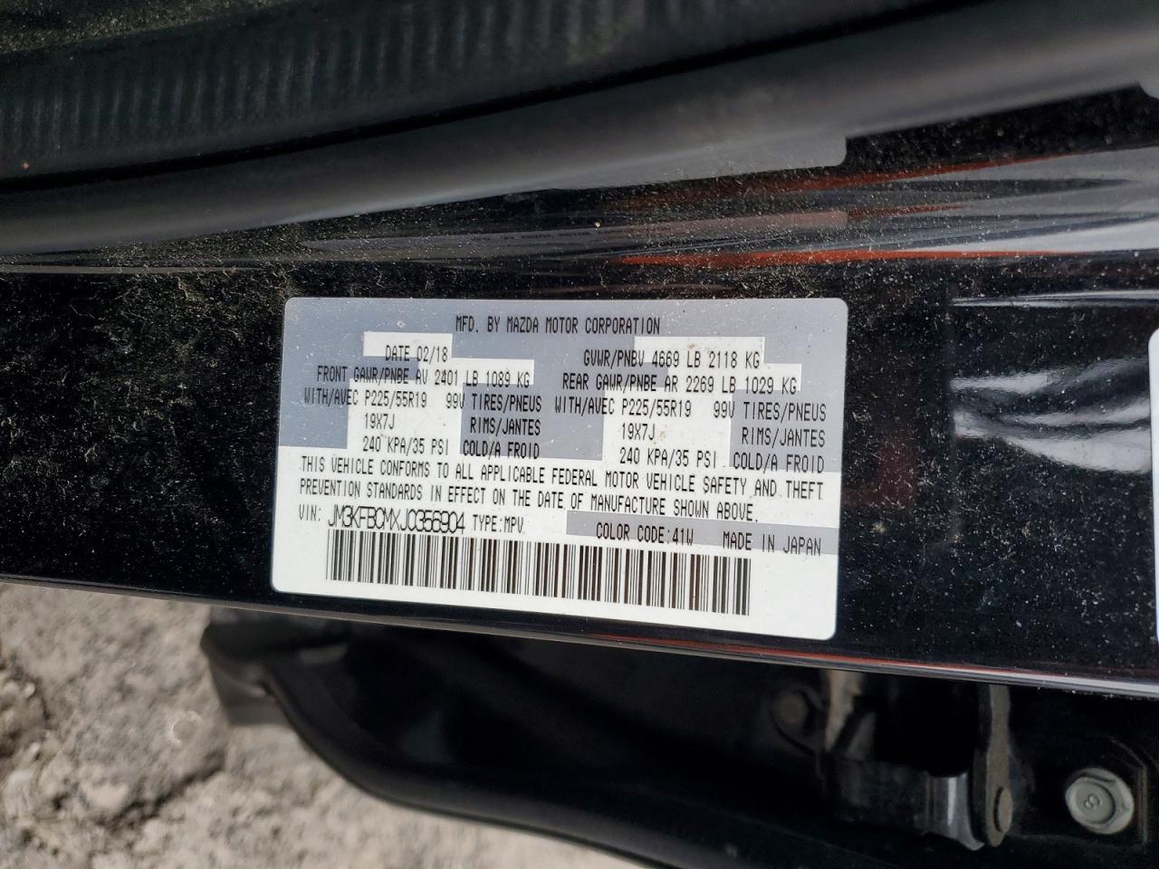 2018 Mazda Cx-5 Touring