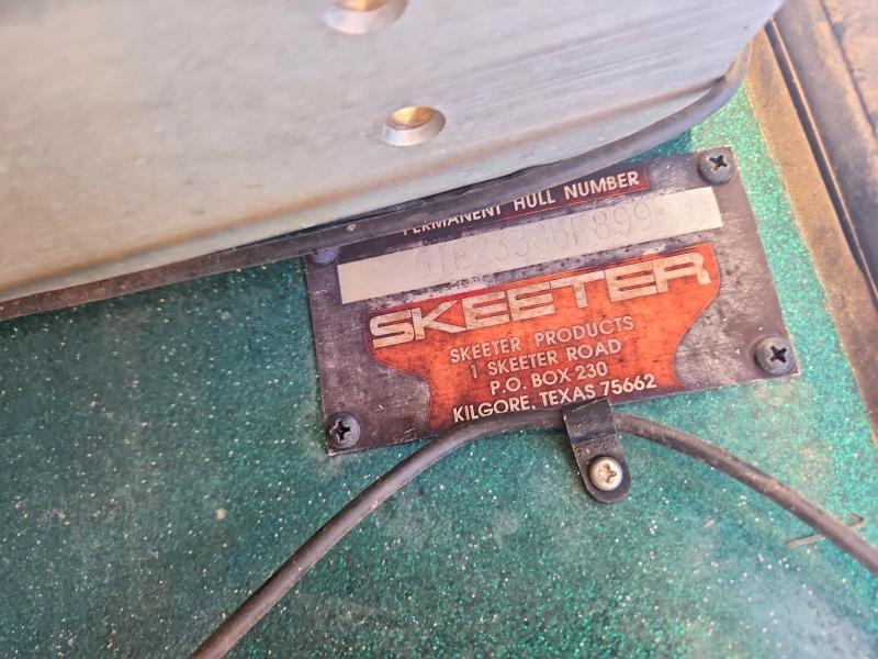 1999 Sket Boat With Trailer