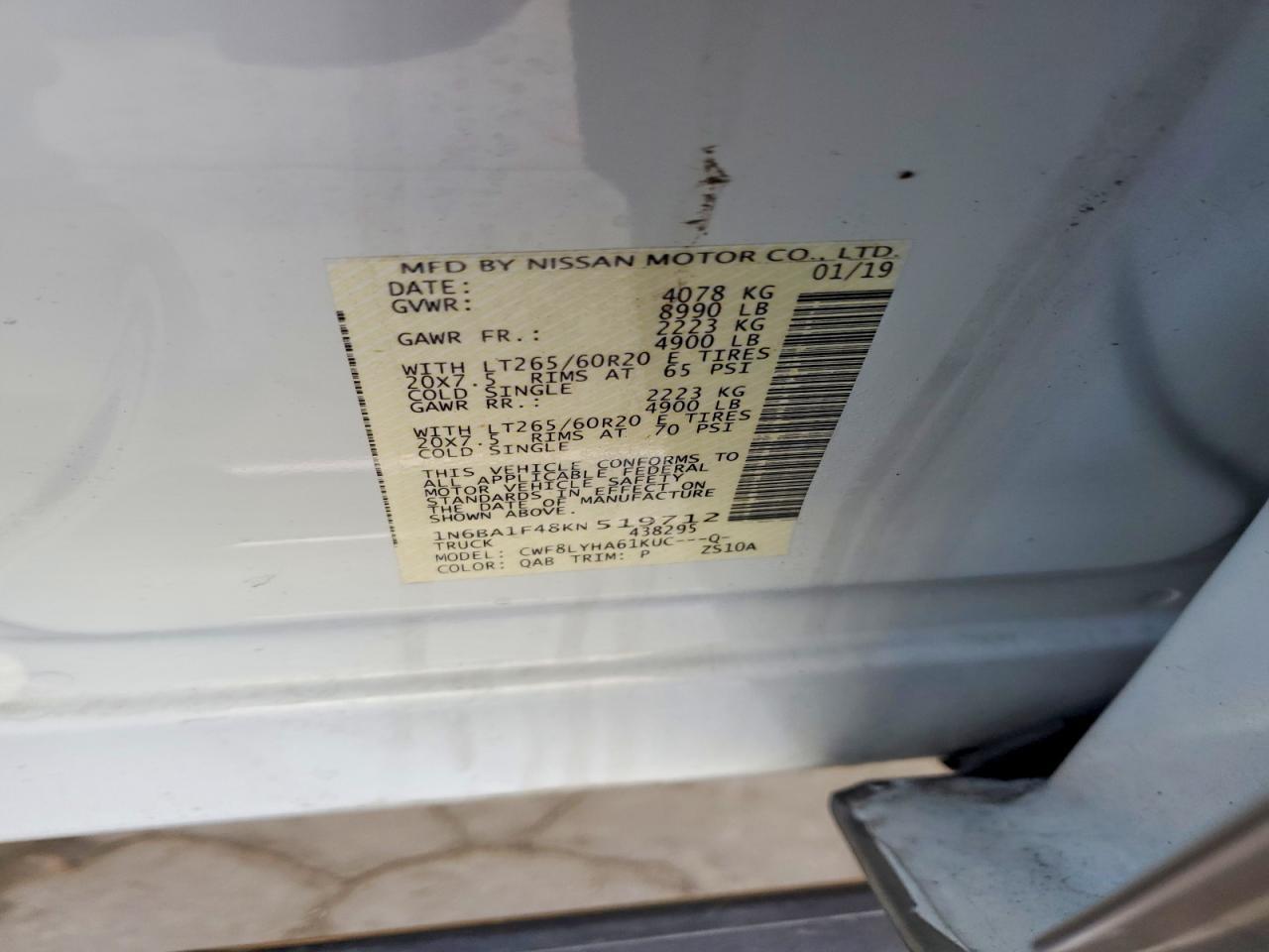 2019 Nissan Titan xd sl