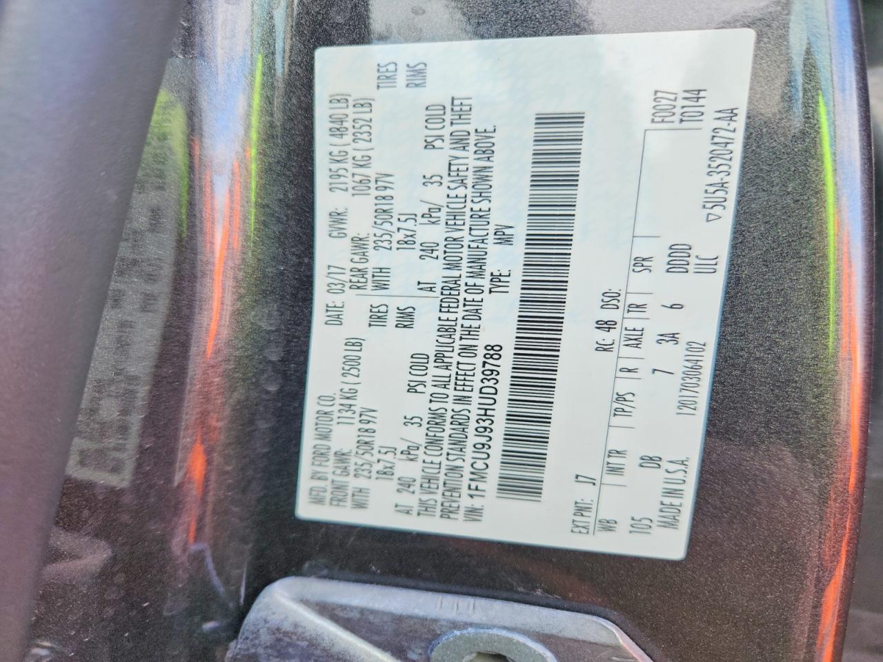 2017 Ford Escape Titanium