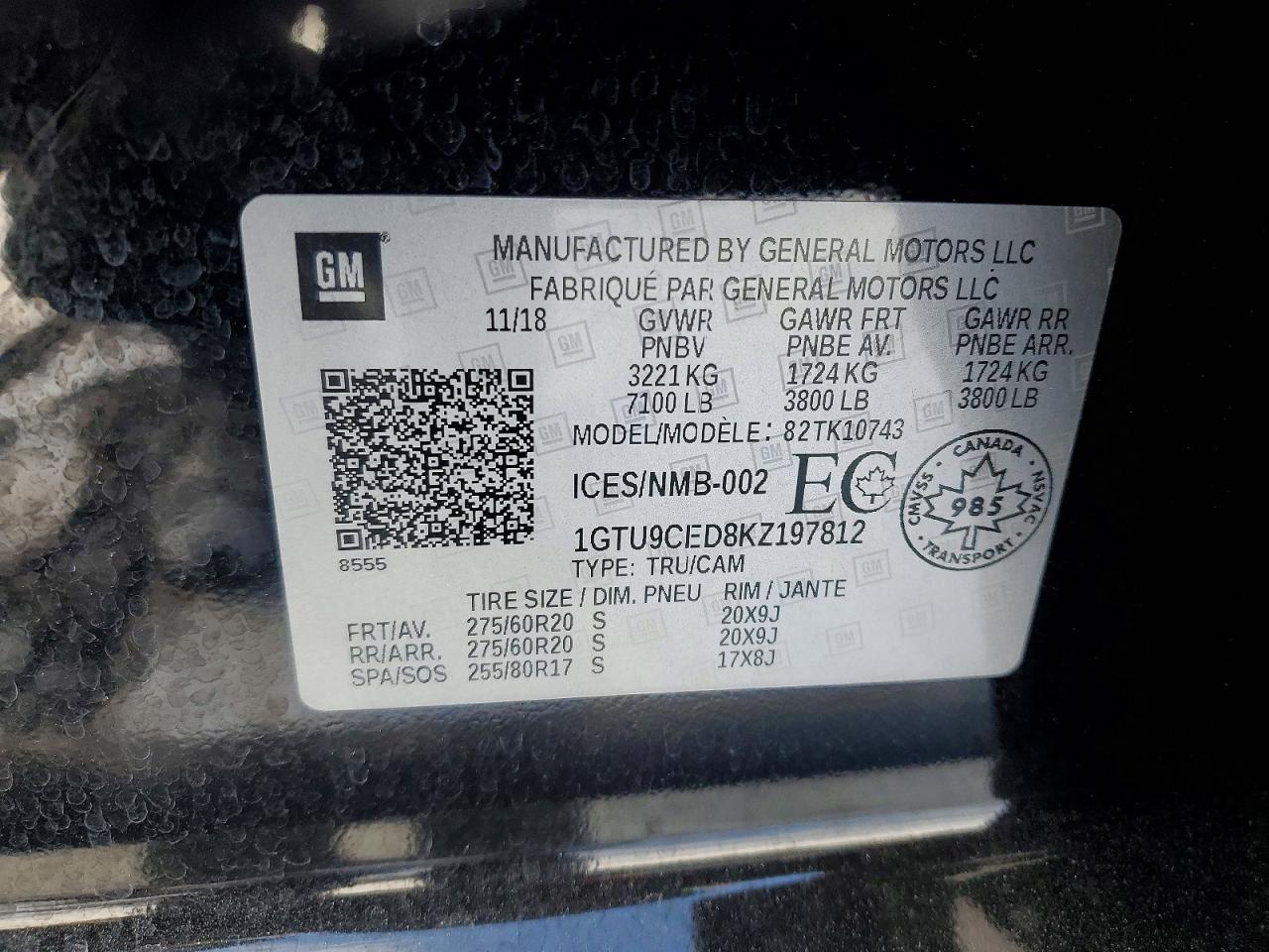 2019 GMC Sierra K1500 Elevation