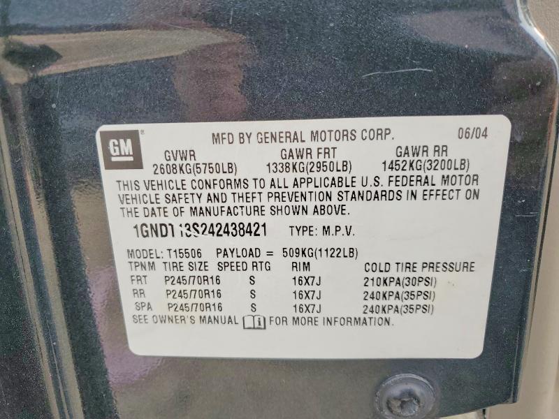 2004 Chevrolet Trailblazer ls