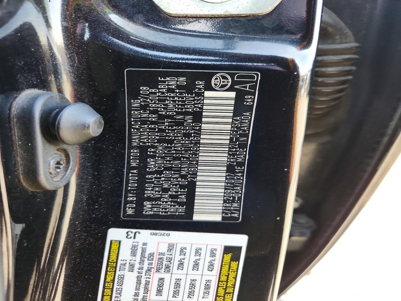 2009 Toyota Corolla Base