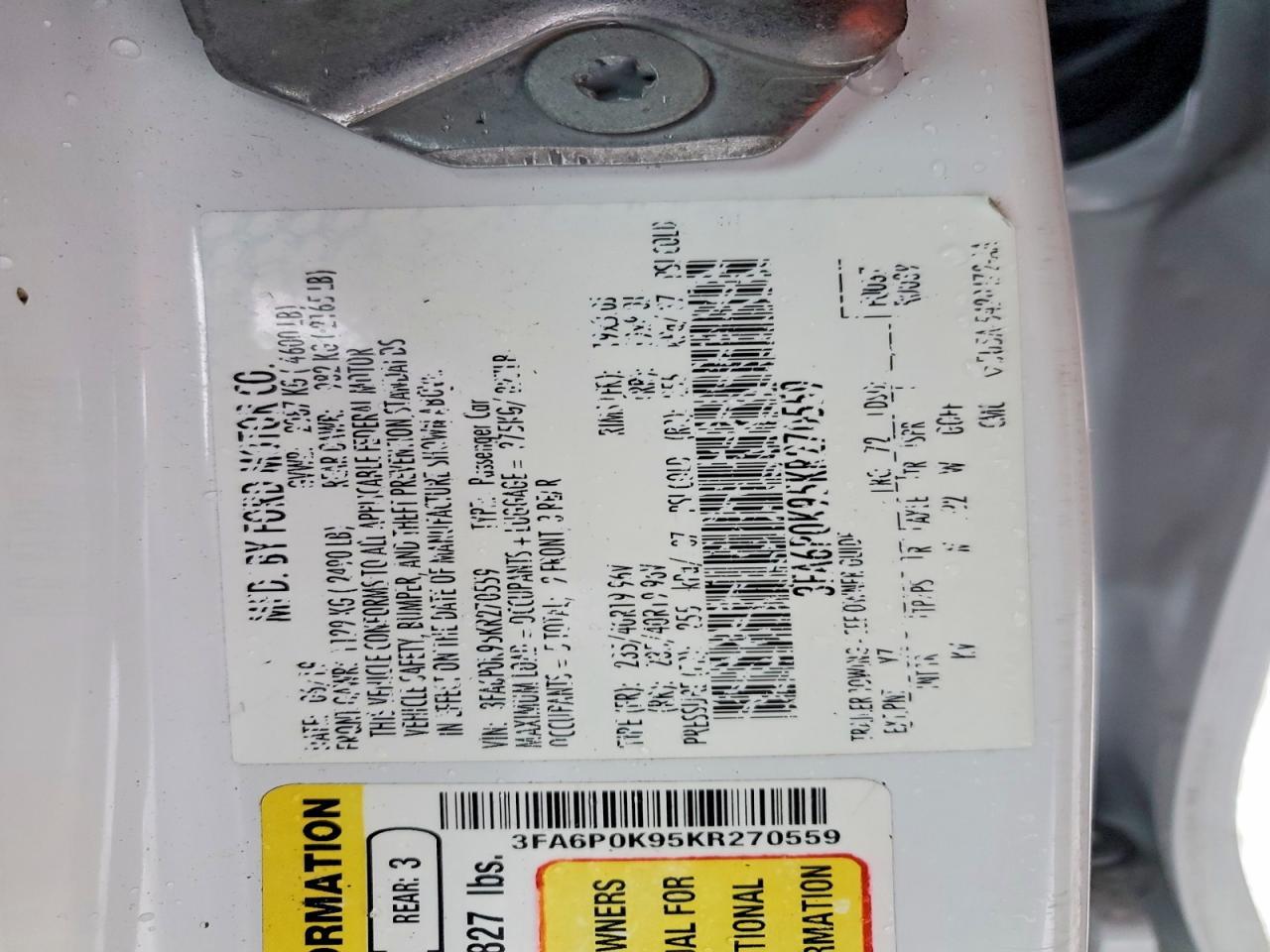 2019 Ford Fusion Titanium