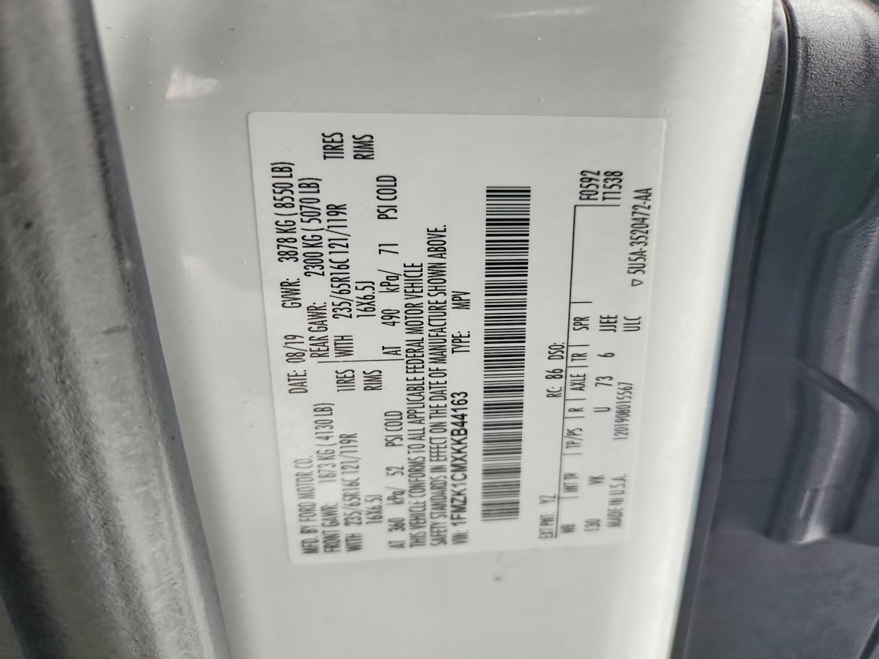 2019 Ford Transit 150 Delivery Van