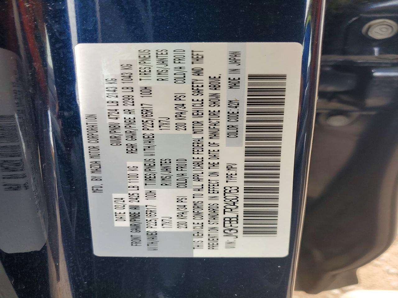 2024 Mazda Cx-5 Select
