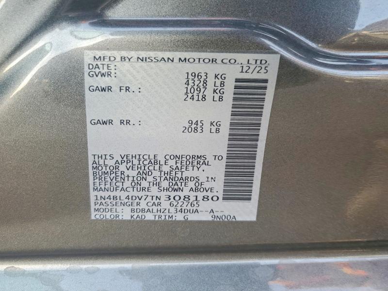 2026 Nissan Altima 2.5 sv
