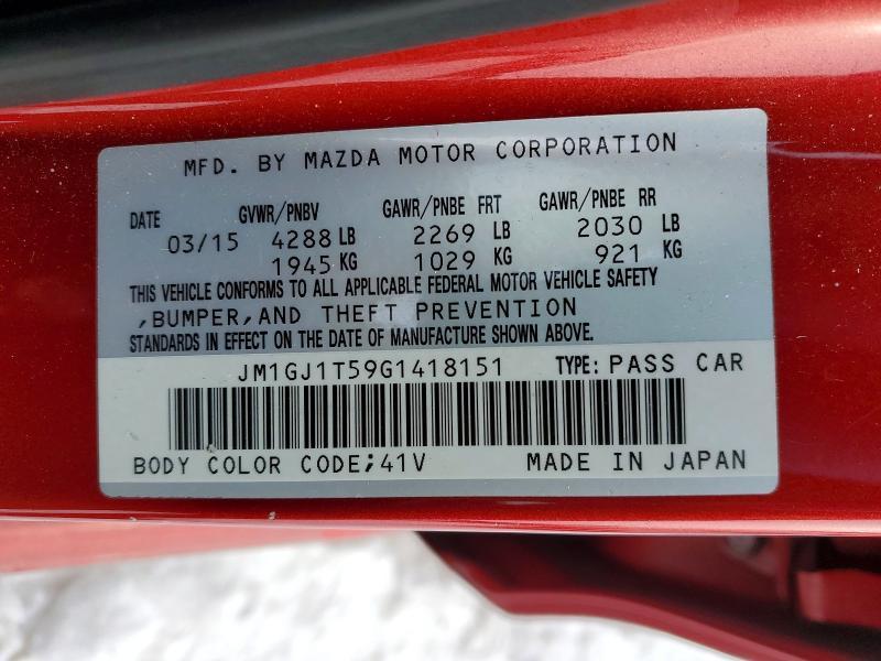 2016 Mazda 6 Touring