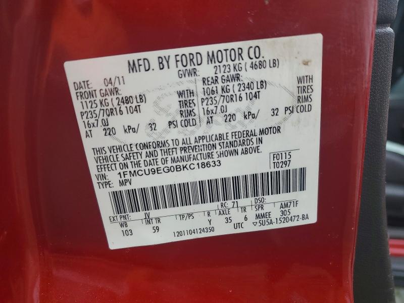 2011 Ford Escape Limited