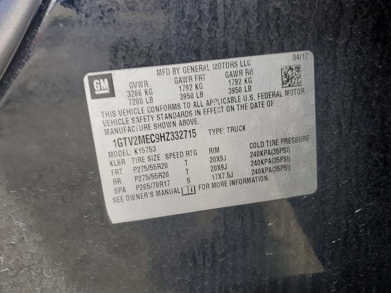 2017 GMC Sierra K1500 sle