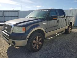 Ford salvage cars for sale: 2007 Ford F150 Supercrew