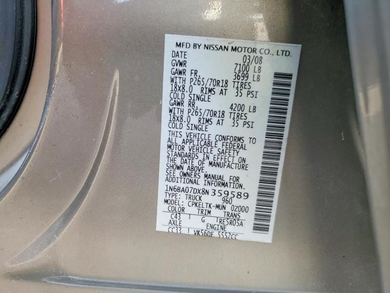 2008 Nissan Titan XE