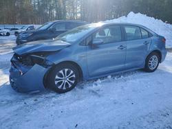 2021 Toyota Corolla le en venta en Lyman, ME