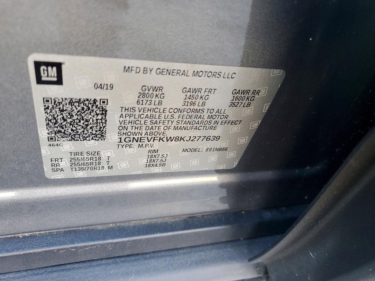 2019 Chevrolet Traverse ls