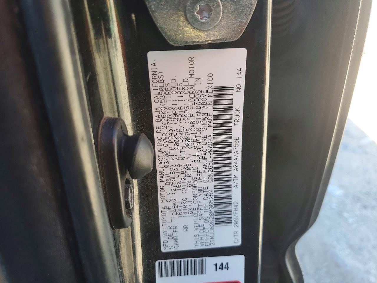 2008 Toyota Tacoma Prerunner V6