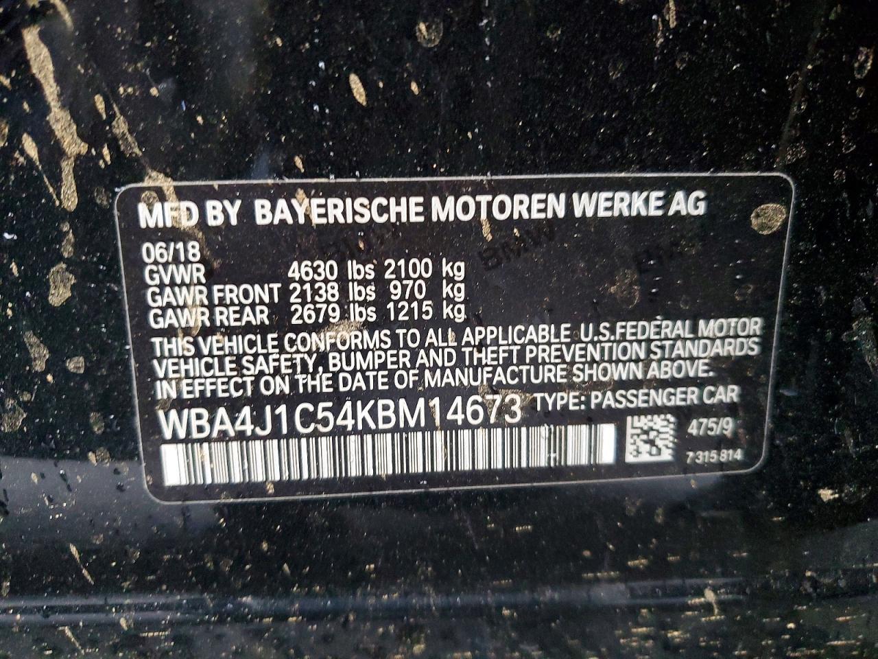 2019 BMW 430i Gran Coupe