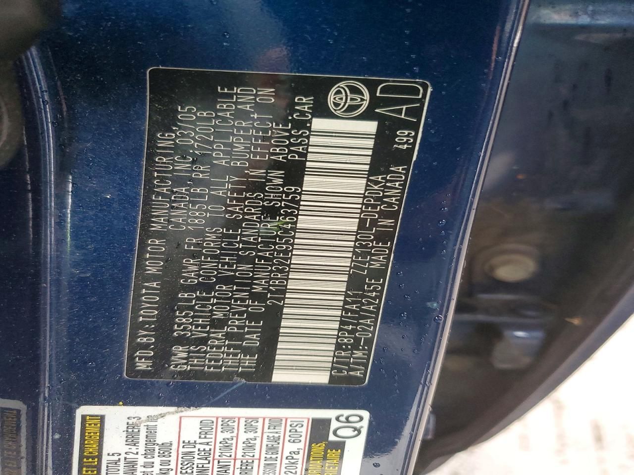 2005 Toyota Corolla ce