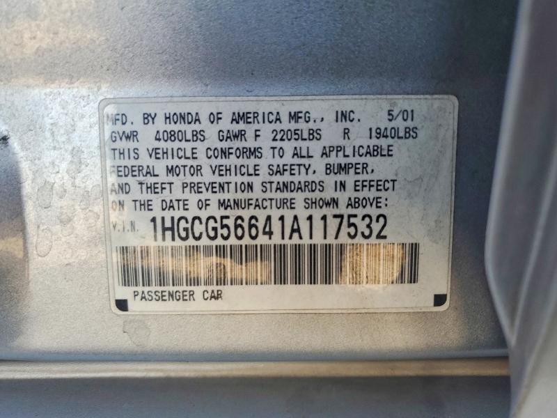 2001 Honda Accord ex