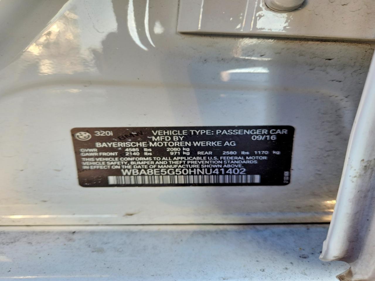 2017 BMW 320 xi