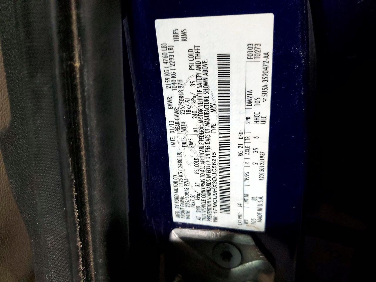 2013 Ford Escape sel