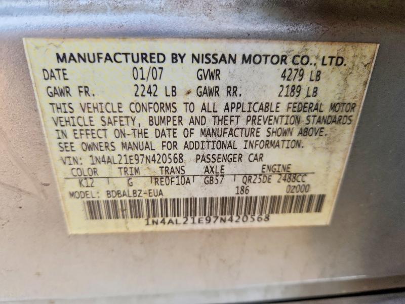 2007 Nissan Altima 2.5