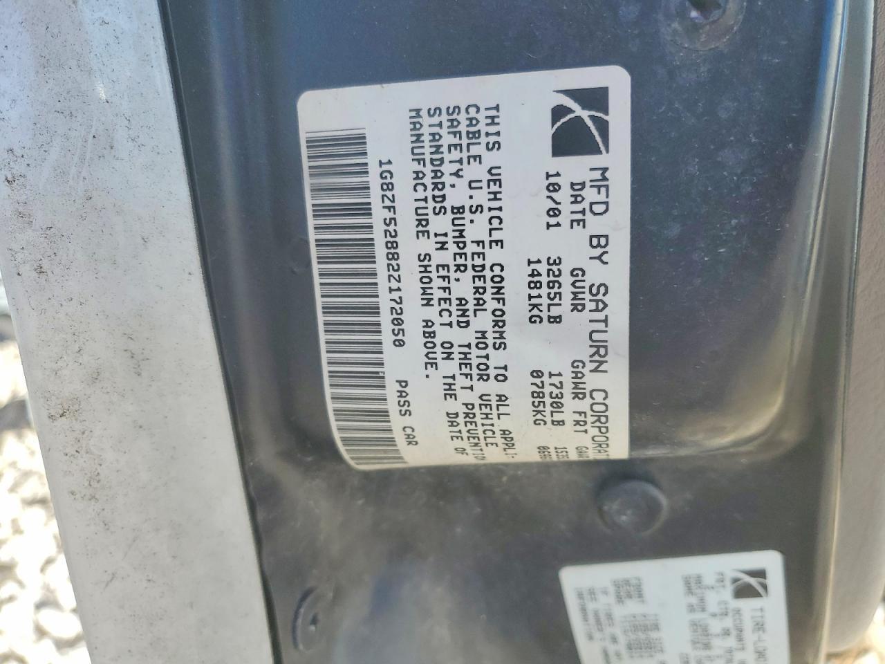 2002 Saturn SL