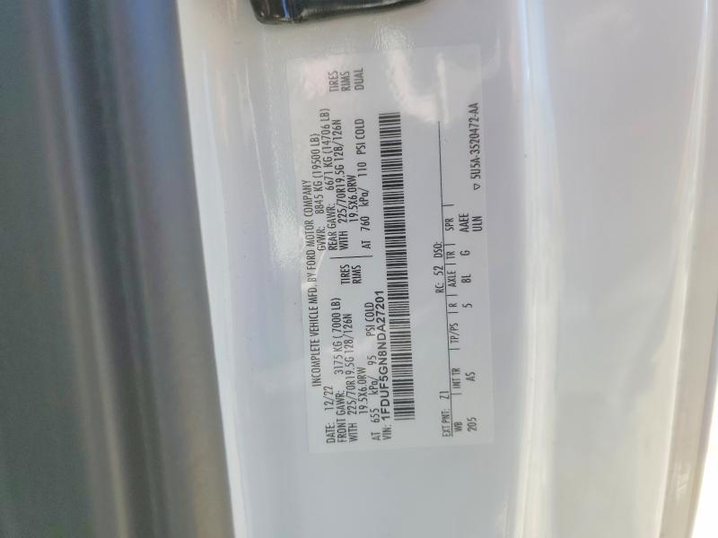 2022 Ford F550 Super Duty