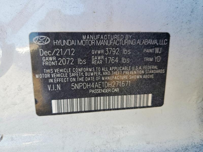 2013 Hyundai Elantra gls
