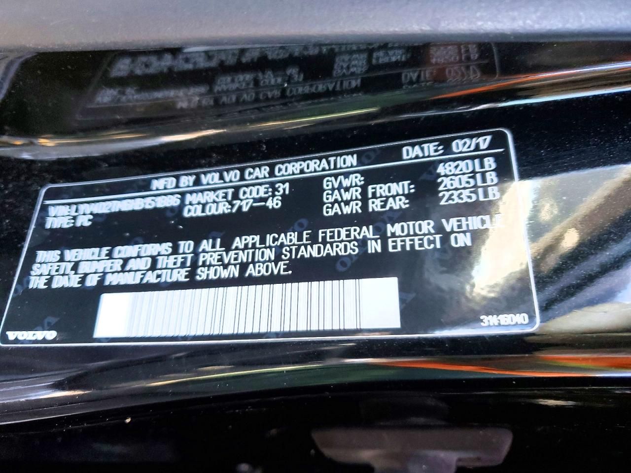 2017 Volvo S60 Platinum