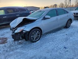 Salvage cars for sale from Copart Wayland, MI: 2017 Toyota Camry le
