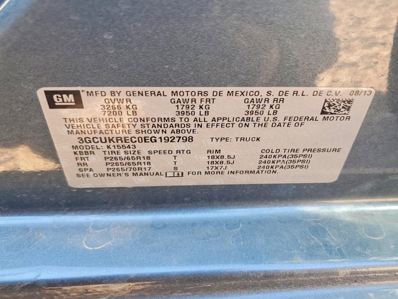 2014 Chevrolet Silverado K1500 LT