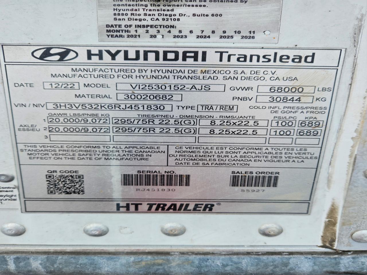 2024 Hyundai DRY Van