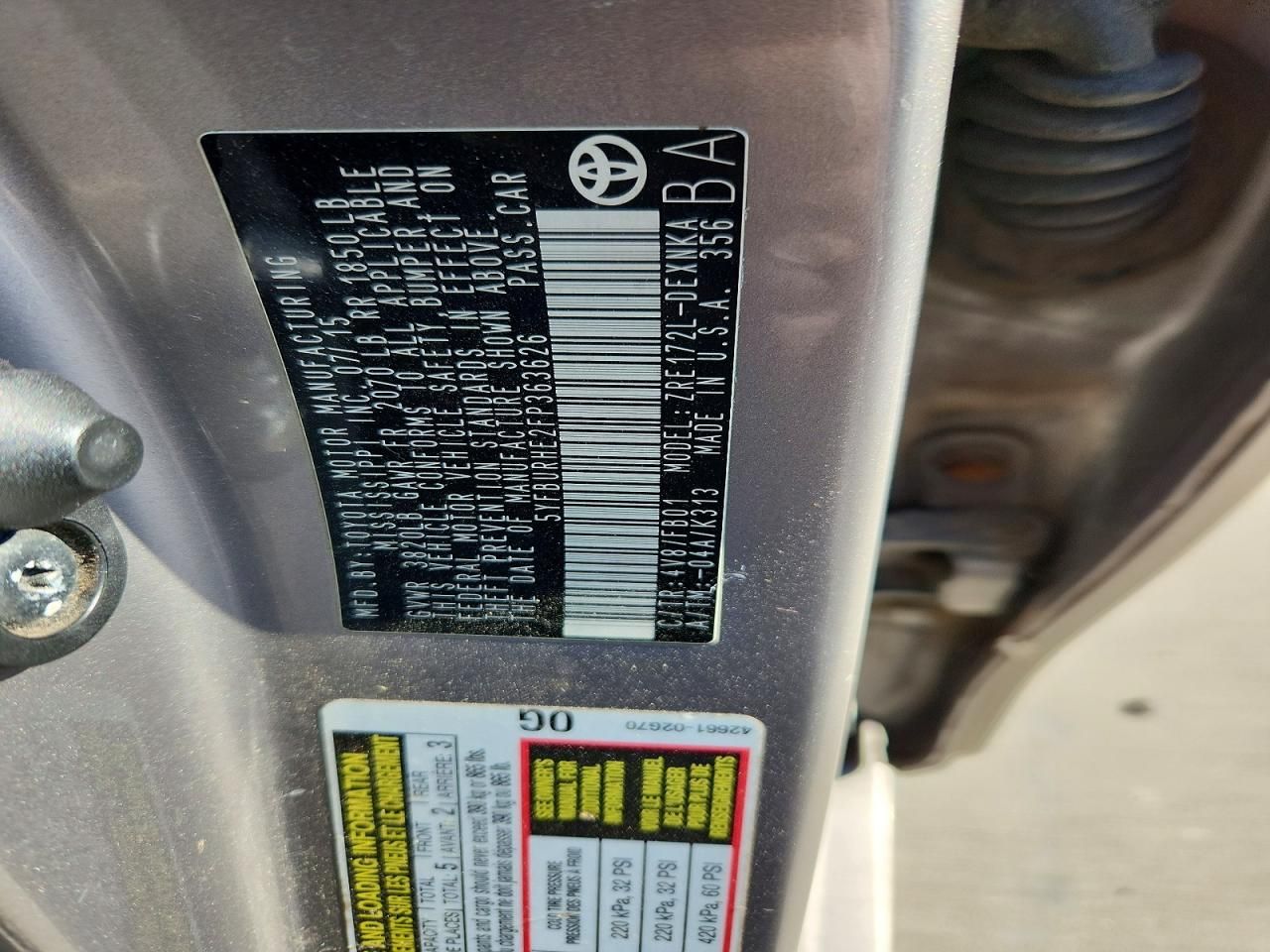 2015 Toyota Corolla l