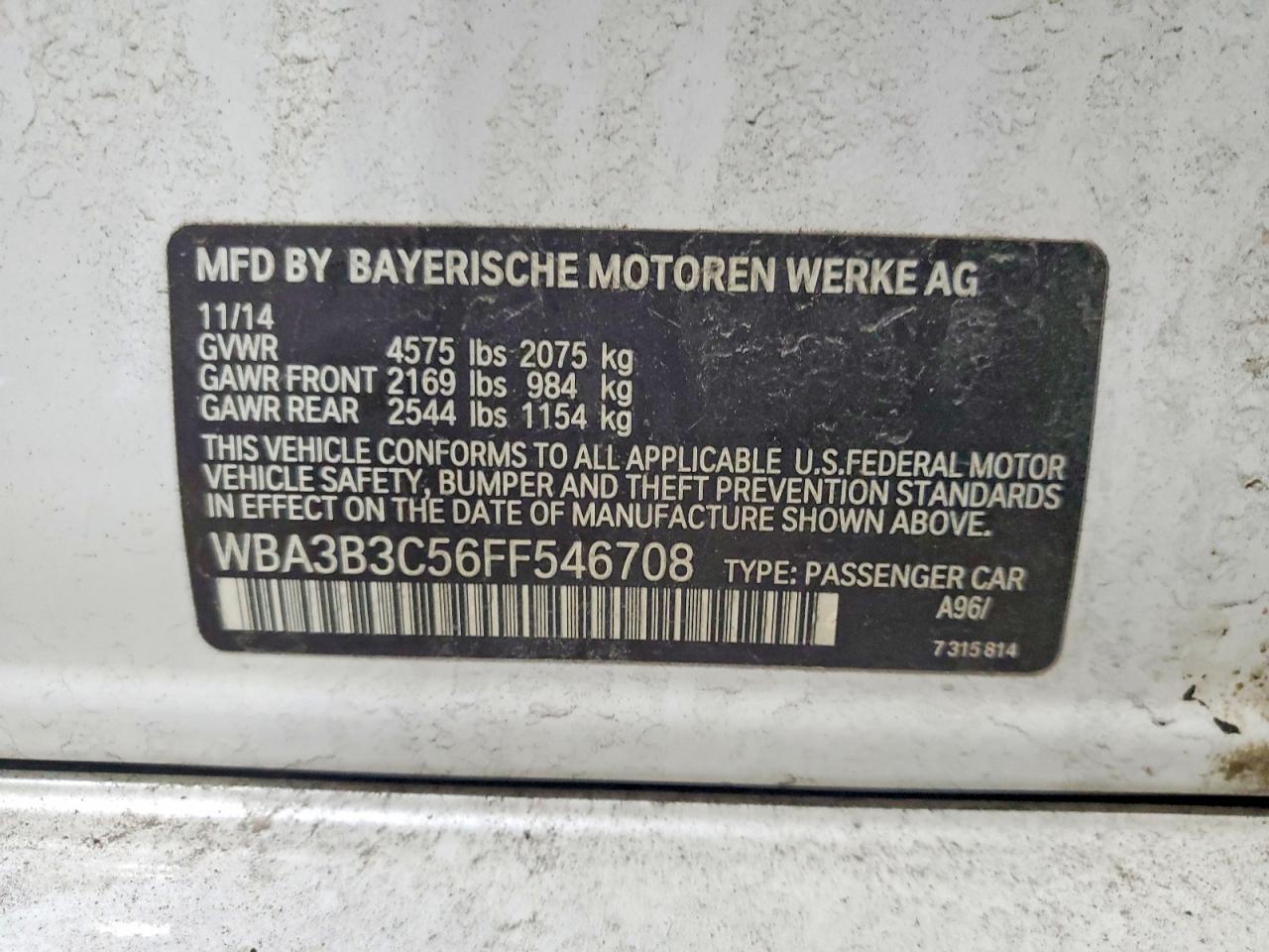 2015 BMW 328 xi